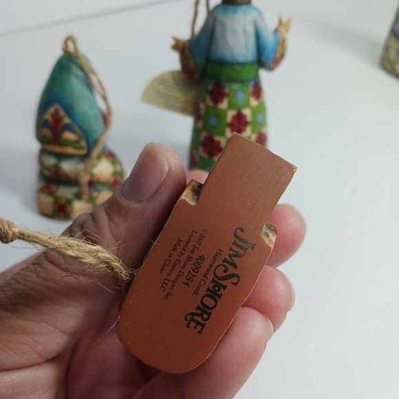 Jim Shore Heartwood Creek 3 pc. Holy Family Ornament Set 2007 Nativity Christmas - Picture 4 of 5